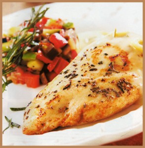 Platillos con pollo y pavo